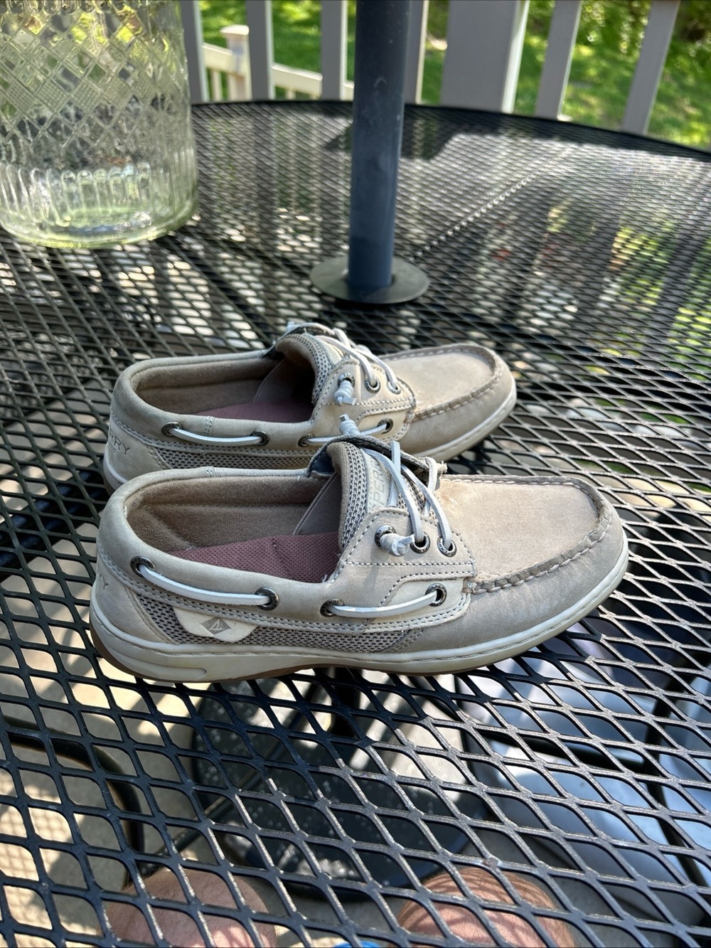 Sperry Women's 6.5M Slip-On Shoe in Mauve Taupe